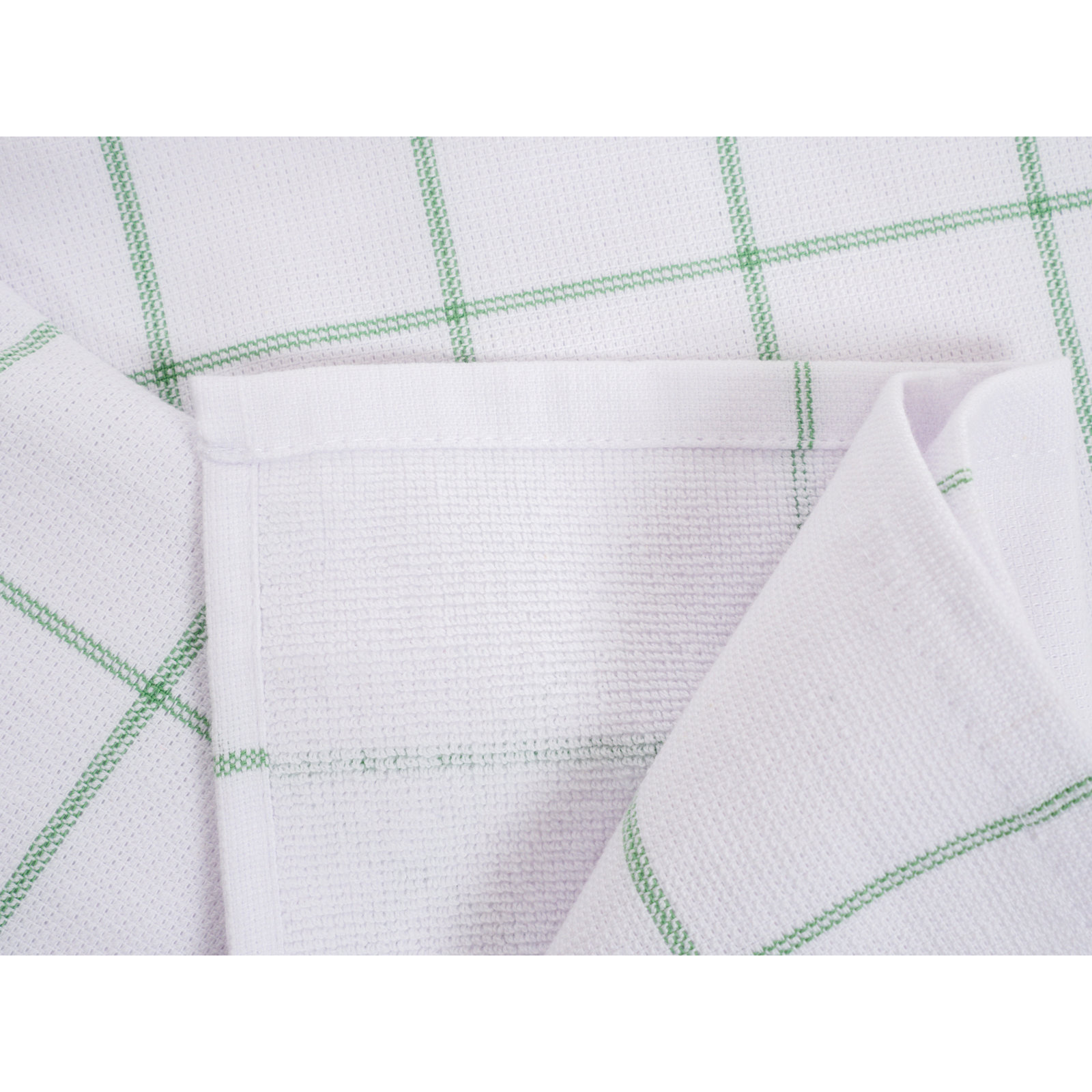 Damali Stripe Kitchen Towel Linen Set, Green