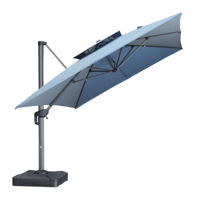 Grand parapluie de patio suspendu suspendu