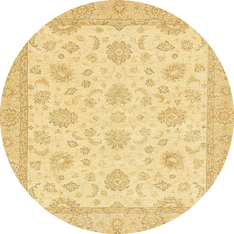 Tapis abstrait moderne 508, Rond 5 pi