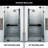 Pirouette 30-36" W x 72" H Pivot Frameless Shower Door with 3/8" Clear Glass-99105431