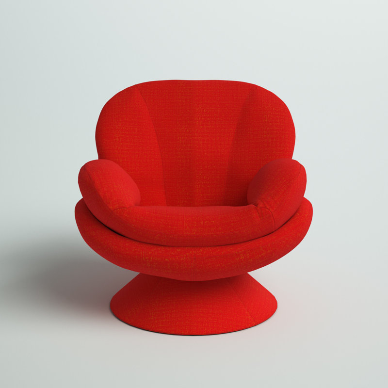 Isaias Upholstered Swivel Armchair
