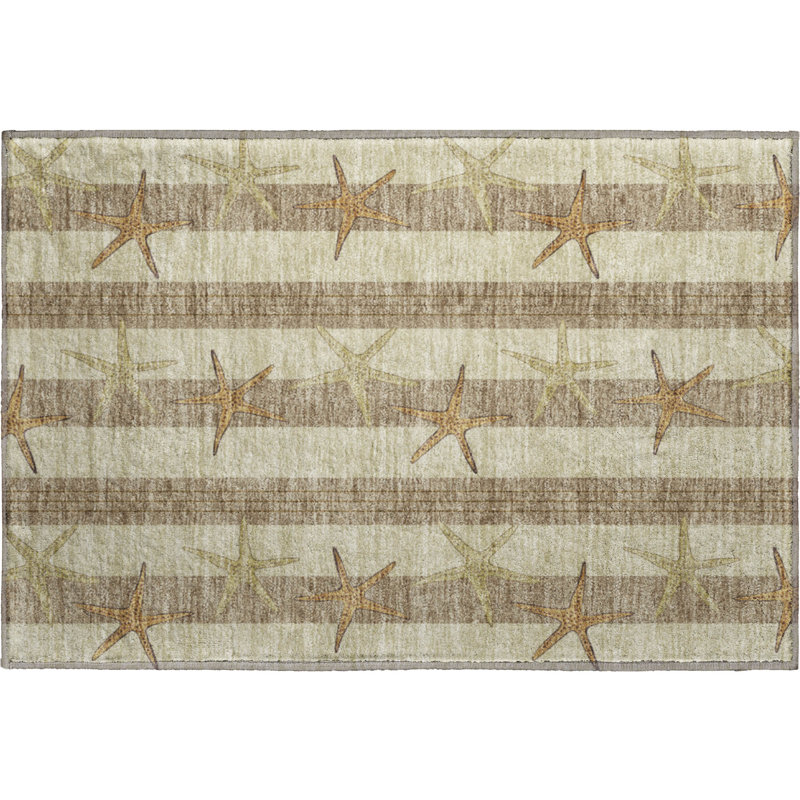 Tapis Cerrito AMF191 lavable à la machine de qualité supérieure, Rectangle 1 pi 8 po x 2 pi 6 po