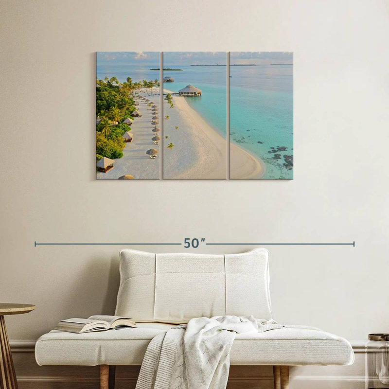Gillard Dhonfanu Island Coast, 24" H x 38" W