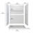 60" x 32" 4-Piece Direct-to-Stud Alcove Shower Wall Kit With Shower Base Combo in White