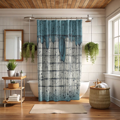 Rainy Splash - Rideau de douche Premium