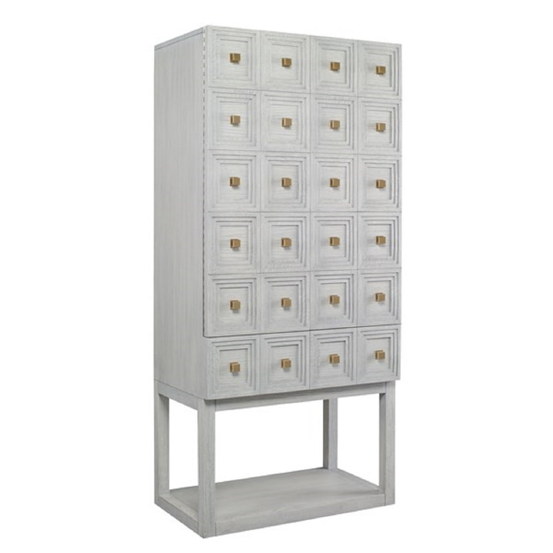 Adriano Solid Wood Bar Cabinet
