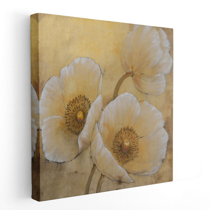 Golden High Hights II - reproduction d'art sur toile, H 12 po x l 12 po