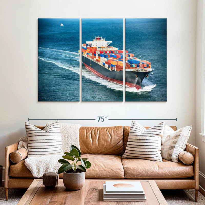 Mehar Ocean Ship, 42" H x 65" W
