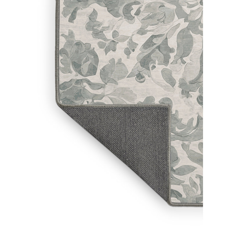 Silky Soft Plush Gray Area Rug, Square 7'