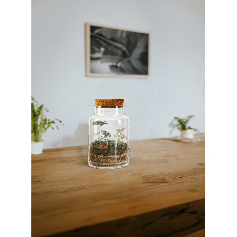Vase de table en verre Crustal