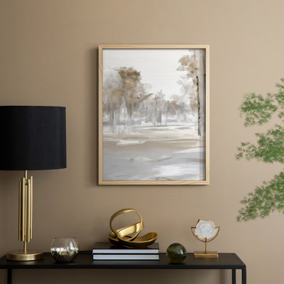 Reproduction encadrée FLORAL Series DLV - bois massif