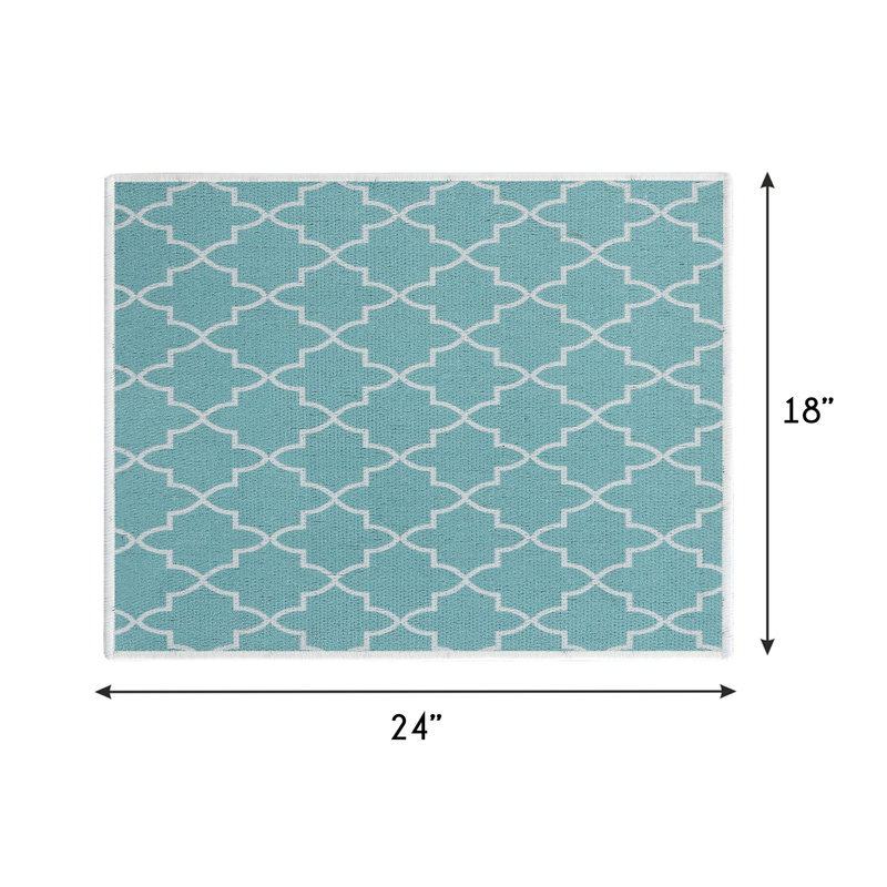 Tapis de séchage super absorbant, Turquoise