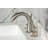 Kingston Brass Convergent Two-Handle 3-Hole Deck Mount Widespread Bathroom Faucet with Knurled Handle and Brass Pop-Up Drain-101073216