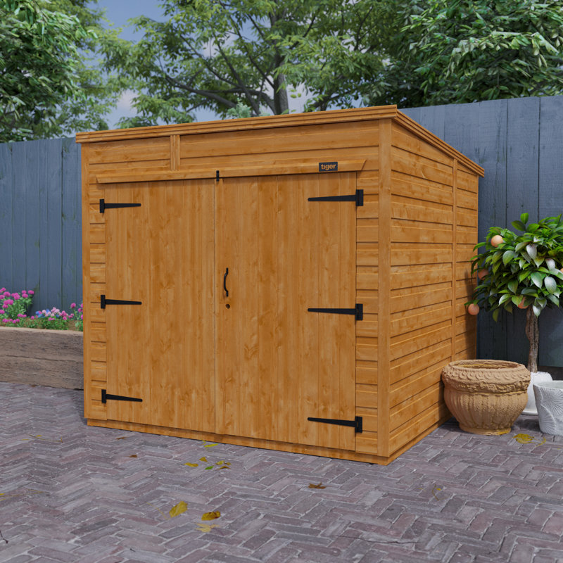 6x6w TigerFlex Shiplap Pent Bike Store