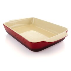 Lodge Stoneware 9 In. x 13 In. Red Baking Pan - Foley Hardware