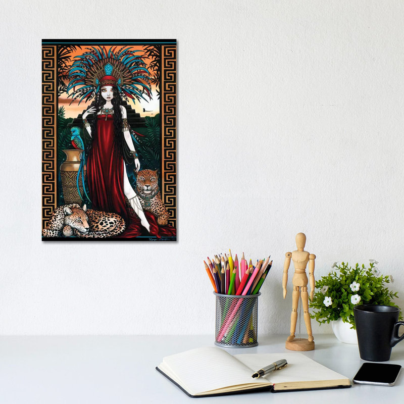 Zyanya by Myka Jelina - Wrapped Canvas Print, 30.48cm H x 20.32cm W x 1.91cm D