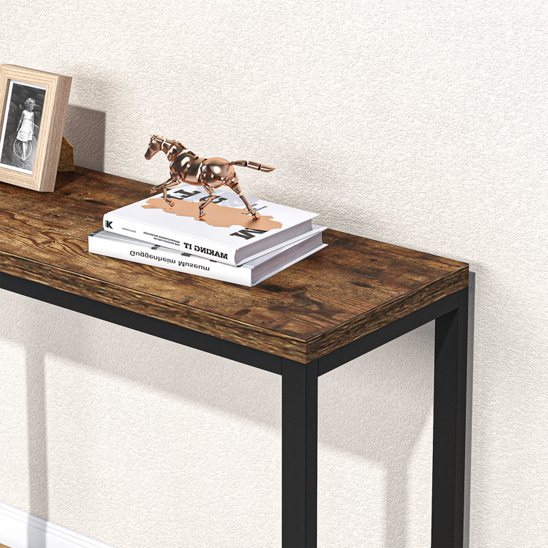Heeter 71'' Console Table, Brown