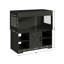 Réservoir de reptile Herture 60 gallons avec support, réservoir de terrarium avec armoire de rangement, pour lézards, scinques, serpents, portes coulissantes en acrylique, plateau en filet, prise de courant intégrée noir Px02Rtb-120151069-120151068