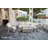 Elementi Home Colorado 18" Square Concrete Side Table for Indoor and Outdoor Use-88958107