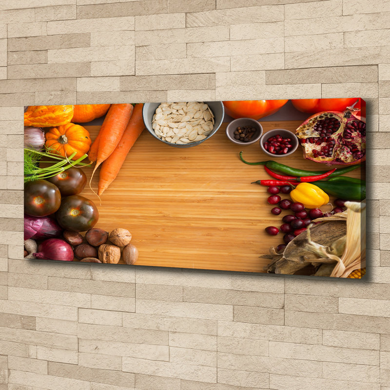 Autumn Vegetables - Wrapped Canvas Print