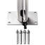 Kaminski 220cm H Steel Freestanding Outdoor Shower and Footwash Spout-1197572665