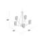 Hester 5 - Light Dimmable Classic / Traditional Chandelier-22242848