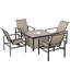Ensemble de mobilier de patio extérieur, ensemble de mobilier de patio 5 pièces