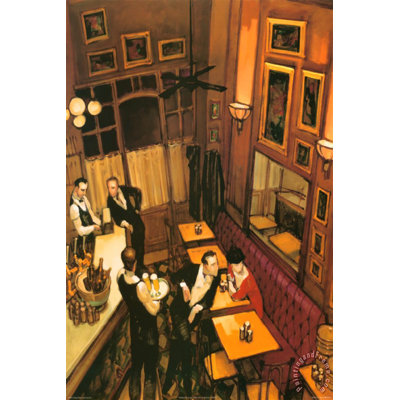 Achetez Art for Less The Bistro par Juarez Muchado, art mural sur toile tendue