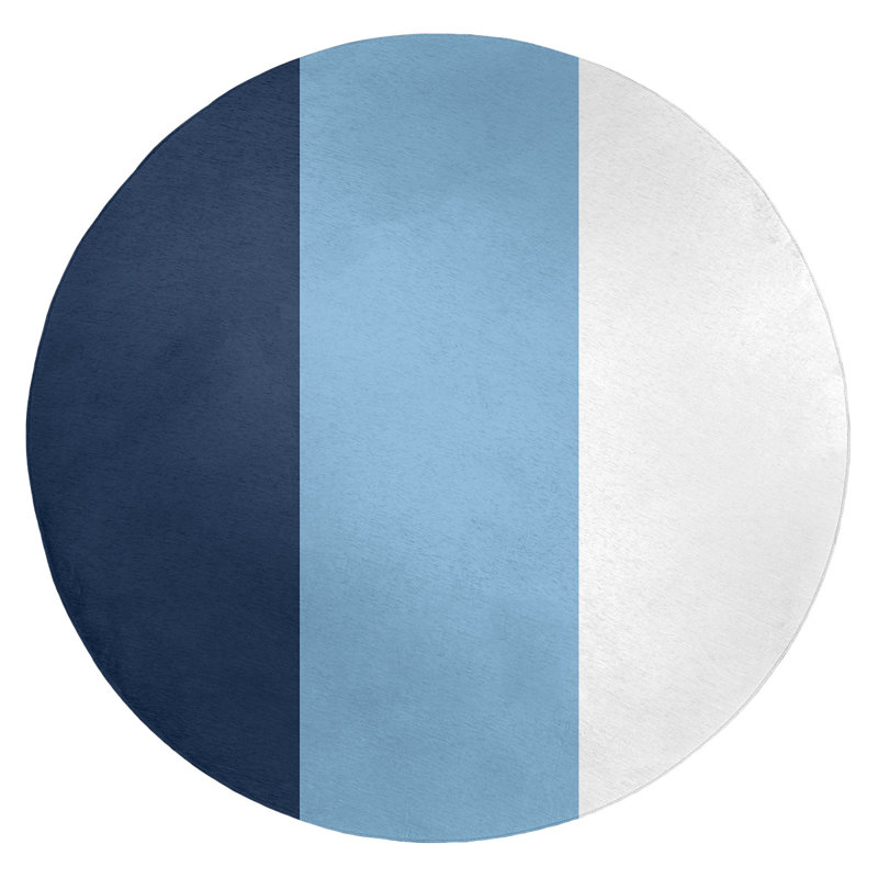 Chenille Indoor Rug, Round 5'