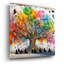  Art mural en verre «Wisdom Tree 1» par Rey Klimt-1957179202