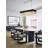 Mellissa 14 Light Black and Chrome Rectangular Chandelier With Crystal Accents-194098925