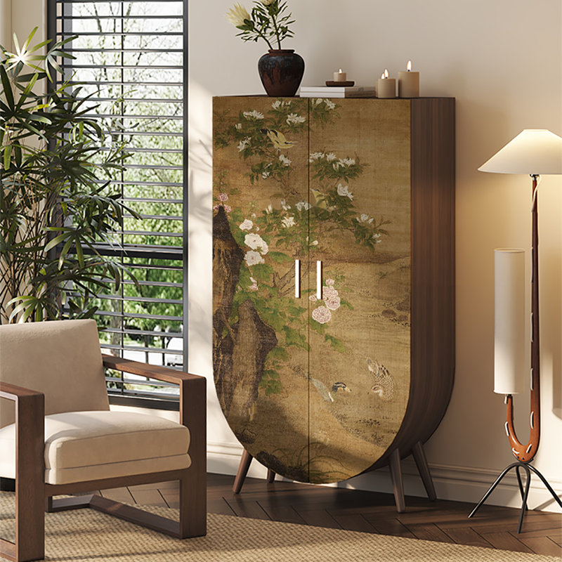 Garde-robe de chambre à coucher à double porte, Brun