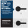 Milan Round Rose Dummy Lever In Matte Black