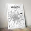 Munich City Map - No Frame Print-1560423407