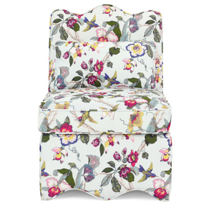 Red Dining Chair Of Flannel, Comfortable Seat And Back, Armless Style, Pillow For Waist Comfort, Lifelike Floral Design, Simple Assembly, Ideal Small Spaces Single Flannel With Soft Cushioned , No