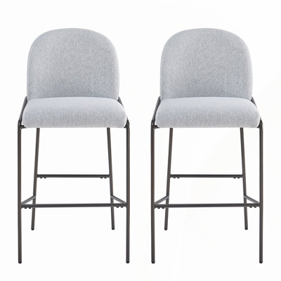 Ensemble de 2 tabourets de bar Galen