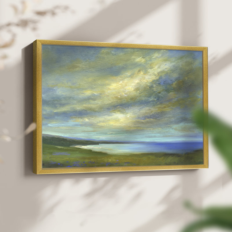 «Coastal Views I», reproduction encadrée