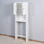 Armoire de rangement pour salle de bain en bois au-dessus de la toilette avec tablette réglable 23,62 po x 7,72 po x 67,32 po