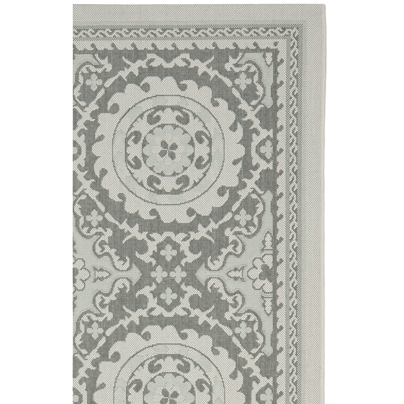 Tapis oriental d'intérieur / extérieur Pharrell Performance, Rectangle 5 pi 3 po x 7 pi 7 po