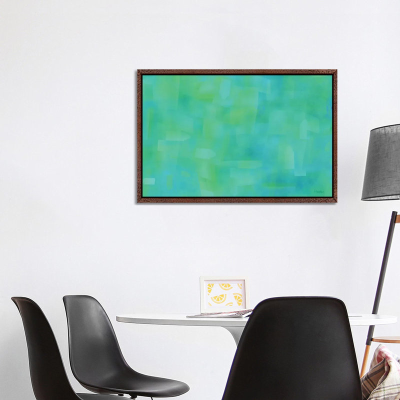 1 Piece Wall Art on Canvas, 101.6 cm H x 66.04 cm W, Brown Floater Frame