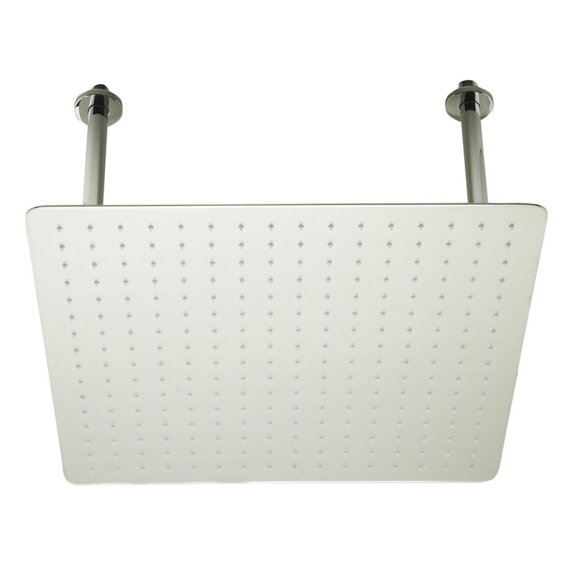 Rain Adjustable Shower Head 1.8 GPM GPM, Solid Brushed