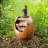 Jessika Vintage Pump and Barrel Outdoor Water Fountain with Adjustable Pump and Realistic Wood Texture