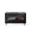 ILVE Nostalgie II 60 Dual Fuel Range, 9 Burners, Griddle-233757067-233756703