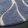 Ashal Abstract Shag Light Blue/Cream Area Rug