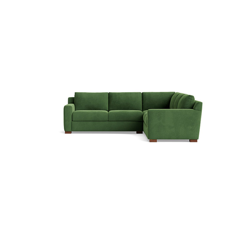 Catalina Sectional, Right Hand Facing, Performance Velvet - Ivy