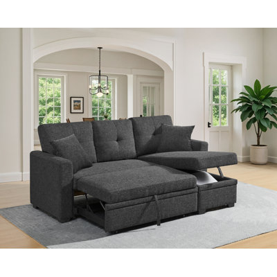 Barrientez 85'' Upholstered Sleeper Sofa