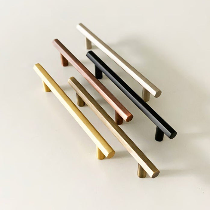 Madelyn Carter Abigail Solid Brass Drawer Pull, 6", Satin Brass