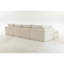 Canapé modulaire surdimensionné avec 2 repose-pieds 129,8 po Cloud Couch-883007431