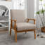 Fauteuil de style moderne Mid-Century de 25,38 po de largeur-1598099393