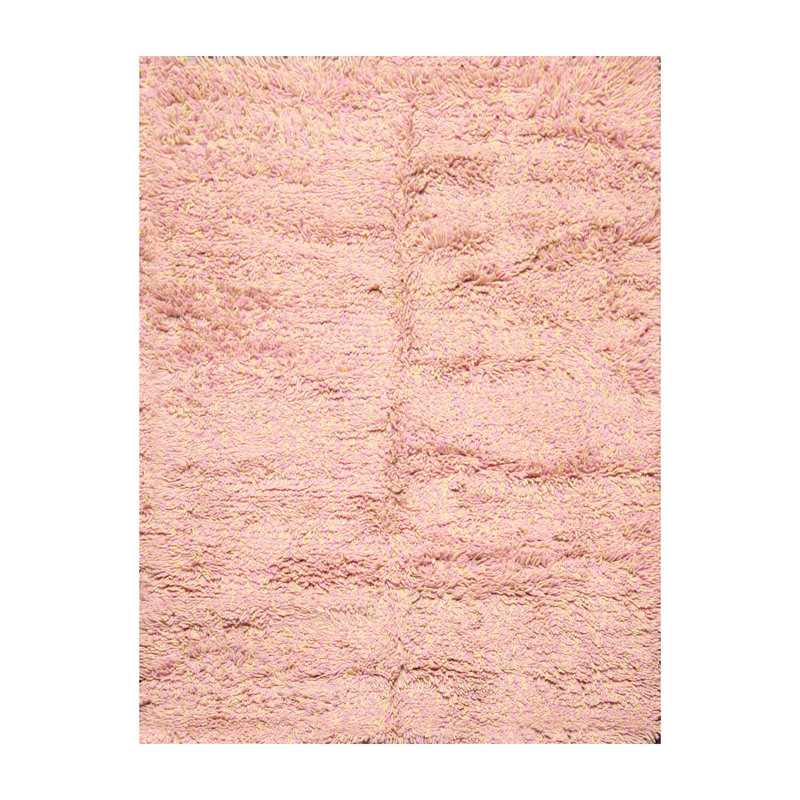 Wool Indoor Rug, Rectangle 3' x 5', Pink/Light